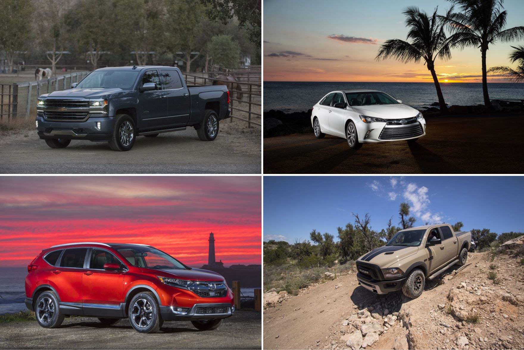 Top 10 top-selling vehicles in 2017